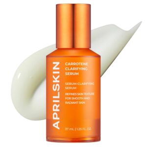 APRILSKIN Carrotene Clarifying Facial Serum | Vegan, Non-comedogenic | Blemish Clear, Dark Spot Corrector | Korea Skincare | Oily Skin, Sensitive Skin, Bumpy Skin | 1.25 fl.oz